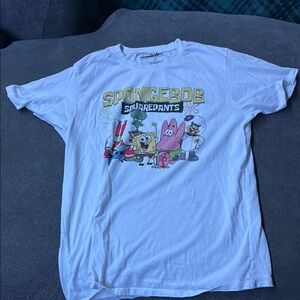 SpongeBob SquarePants Kids White T-Shirt